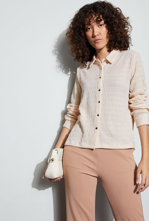 CODE Textured Shirt