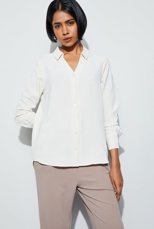 CODE Textured Shirt