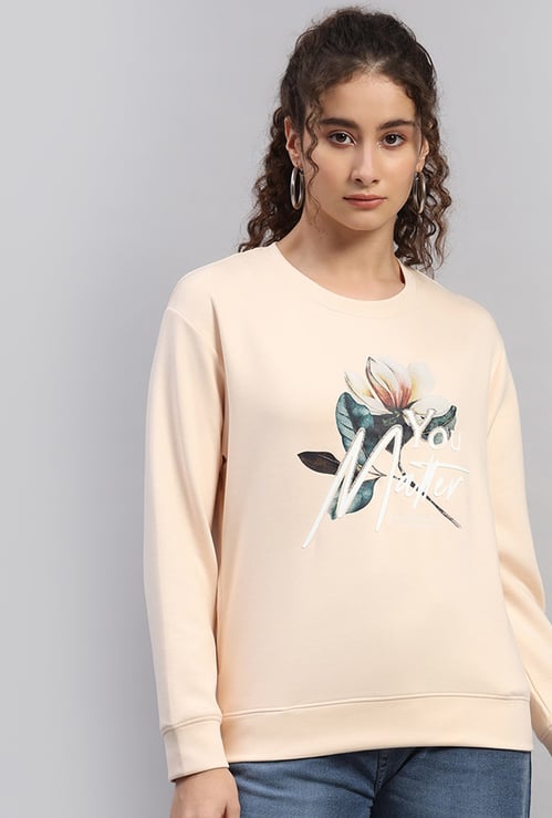 MONTE CARLO Floral Print Sweatshirt