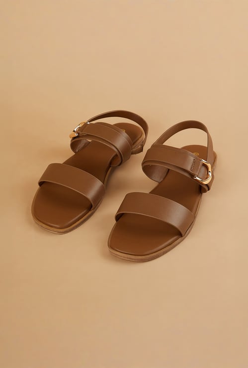 CODE Solid Slingback Sandals