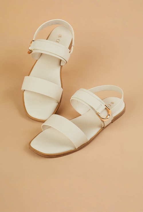 CODE Solid Slingback Sandals