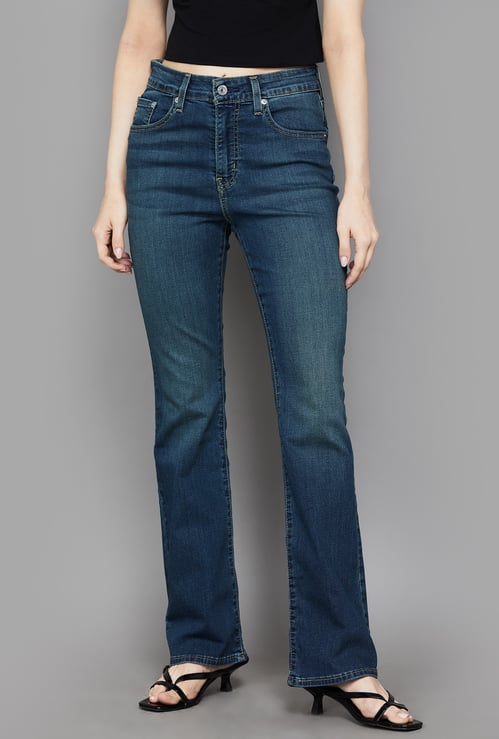 LEVI'S Dark-Wash Flared Jeans