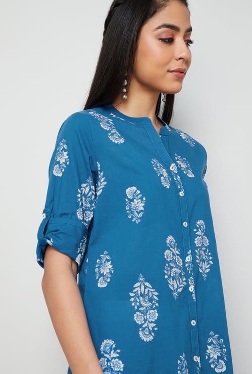 MELANGE Floral Printed Kurti