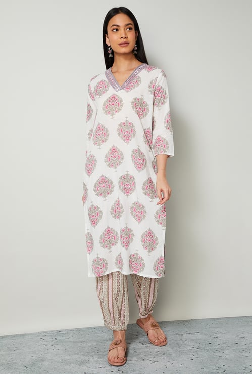 MELANGE Ethnic Motif Kurta Set