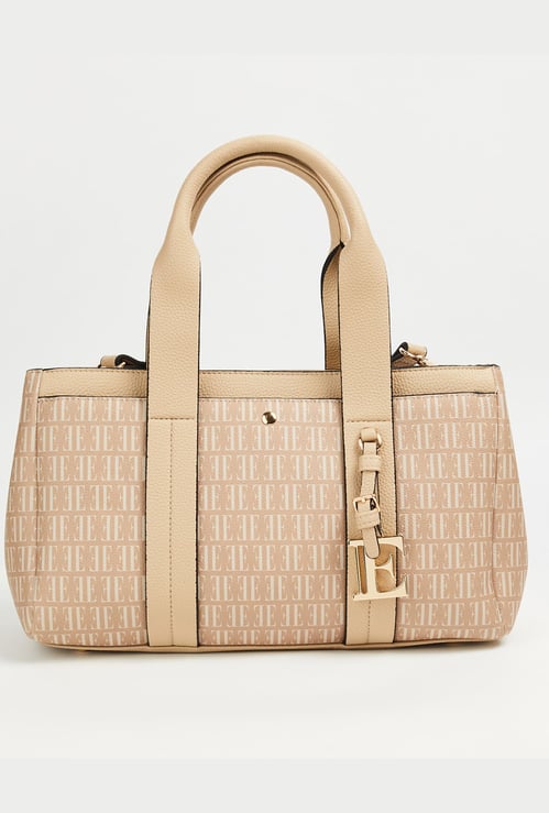 ELLE Printed Handheld Bag