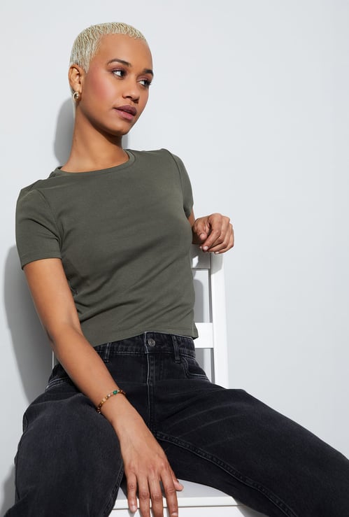 GINGER Solid T-shirt