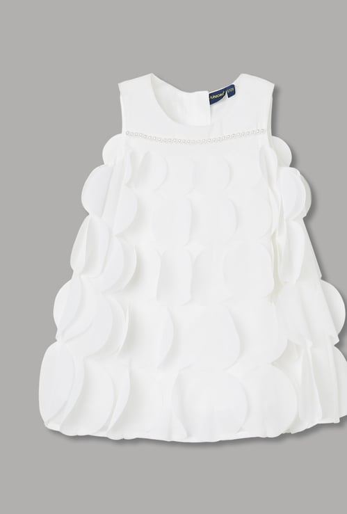 JUNIORS Girls Applique A-line Dress