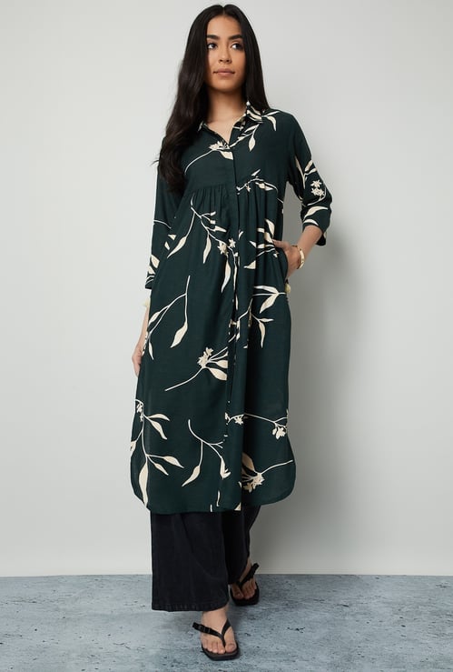 MELANGE Printed Straight Kurta