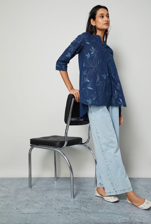 MELANGE Embroidered Top