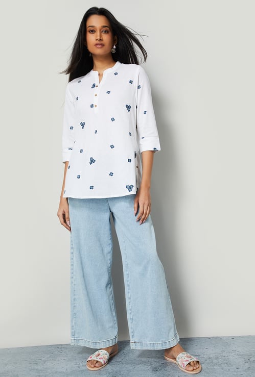 MELANGE Embroidered Tunic