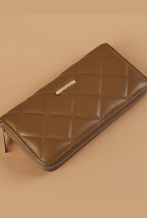 GINGER Quilted Wristlet Wallet