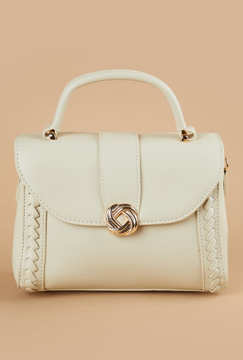 GINGER Solid Satchel Bag