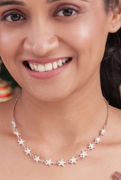 TONIQ Embellished Collar Necklace