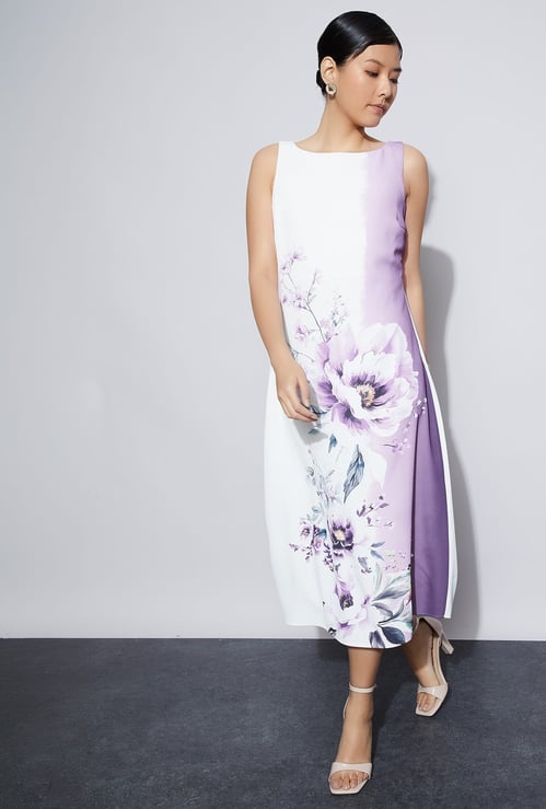 CODE Floral Print Shift Dress