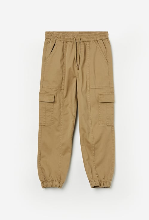 FAME FOREVER Boys Solid Cargo Joggers