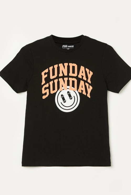 FAME FOREVER Boys Graphic Print T-shirt