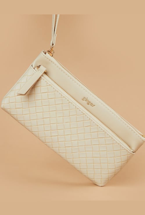 GINGER Woven Wristlet Wallet