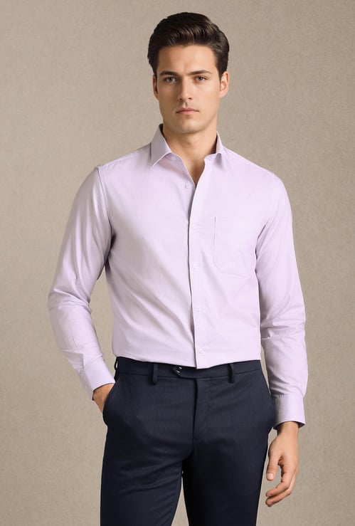 LOUIS PHILIPPE Textured Regular Fit Formal Shirt