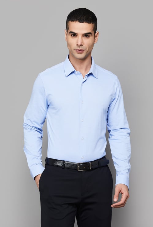LOUIS PHILIPPE Solid Slim Fit Formal Shirt