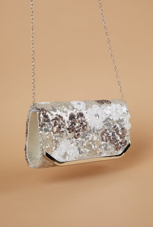 CODE Floral Print Envelope Clutch