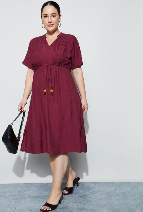 NEXUS Textured A-Line Dress