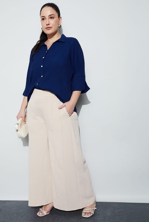 NEXUS Solid Button-Down Shirt
