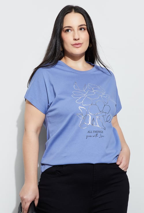 NEXUS Graphic Printed Round Neck T-shirt
