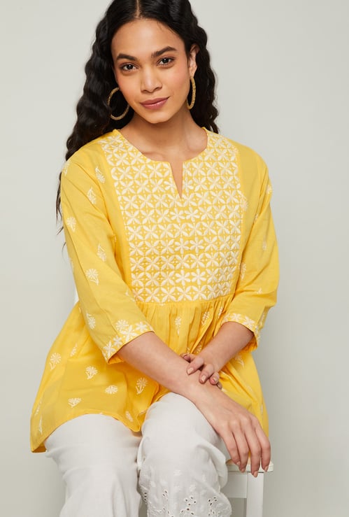 MELANGE Embroidered Tunic