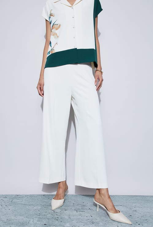 CODE Woven Mid-Rise Trousers