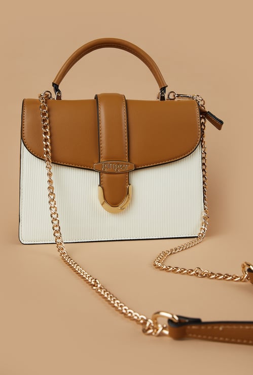 GINGER Solid Handheld Bag