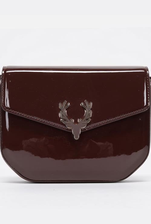 ALLEN SOLLY Solid Sling Bag