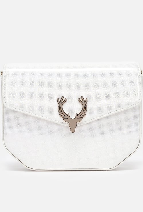 ALLEN SOLLY Solid Sling Bag