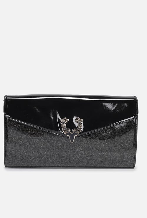 ALLEN SOLLY Shimmer-Detailed Sling Bag
