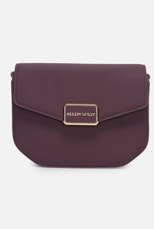 ALLEN SOLLY Solid Sling Bag