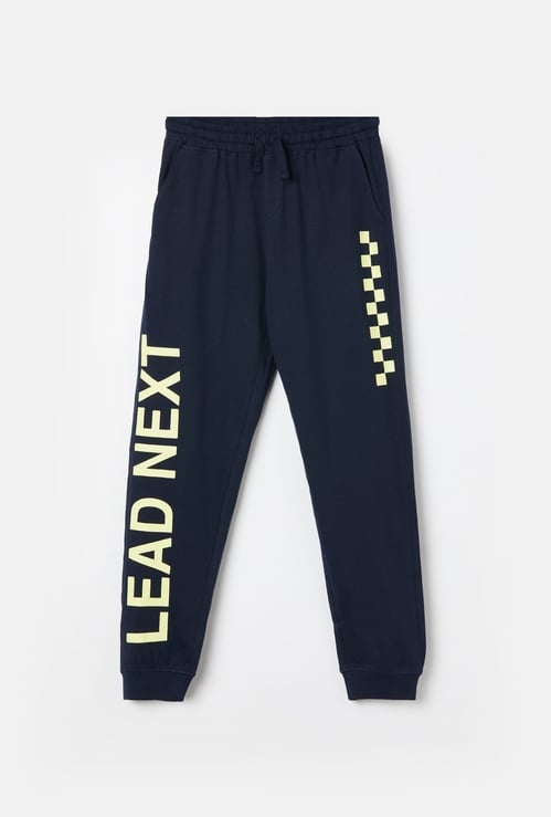 FAME FOREVER Boys Typographic Print Elasticated Joggers