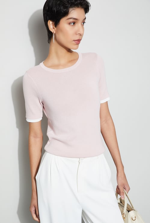 CODE CLASSIC Knitted T-shirt