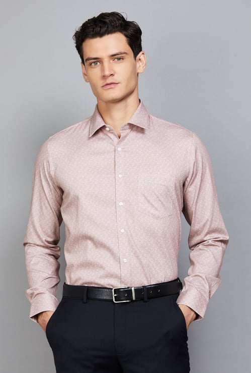 VAN HEUSEN Printed Slim Fit Formal Shirt