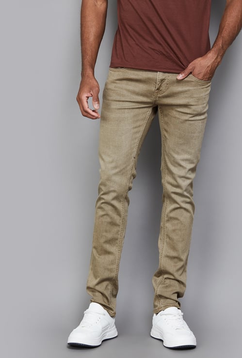 SPYKAR Washed Skinny Fit Jeans