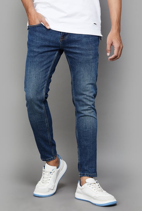 SPYKAR Washed Kano Jeans (Slim Tapered)