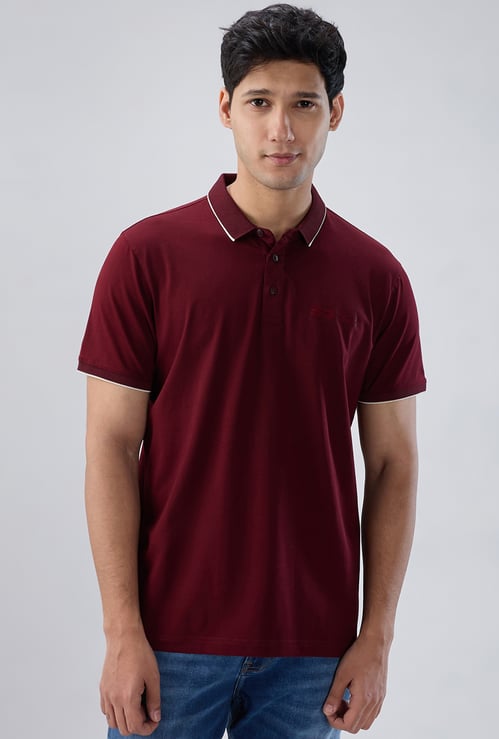 SPYKAR Solid Polo T-shirt