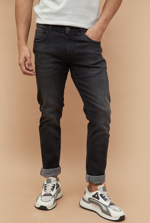 FORCA Washed Skinny Fit Jeans