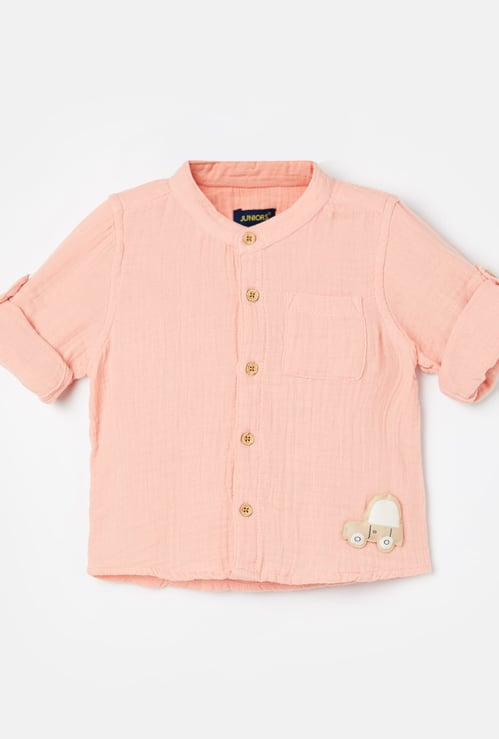 JUNIORS Boys Appliqued Shirt