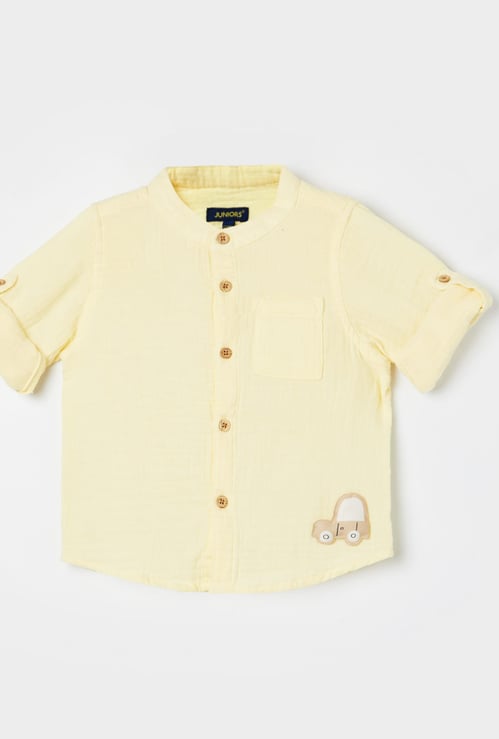 JUNIORS Boys Appliqued Shirt