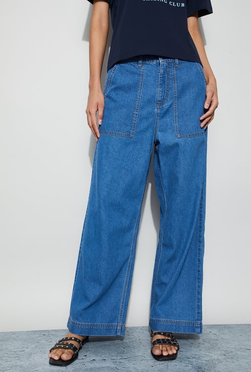 FAME FOREVER Washed Jeans
