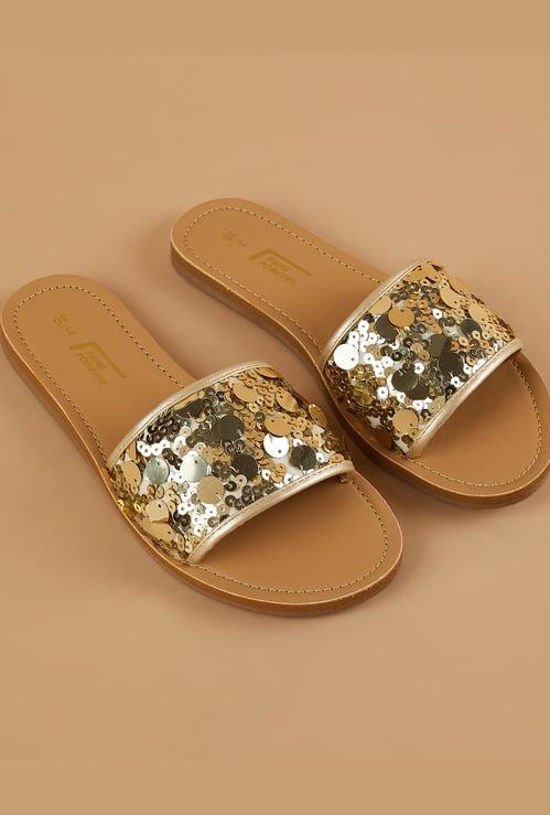 FAME FOREVER Girls Sequinned Flats