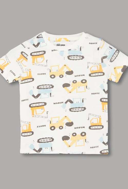 FAME FOREVER Boys Graphic Print T-shirt