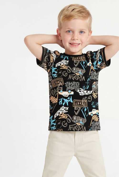 FAME FOREVER Boys Graphic Print T-shirt
