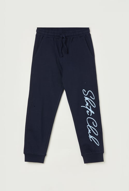 FAME FOREVER Boys Typographic Print Joggers