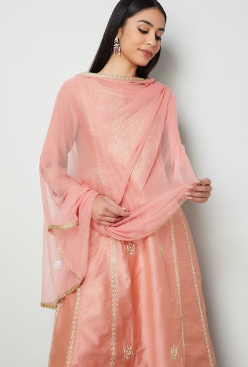 MELANGE Embroidered Dupatta