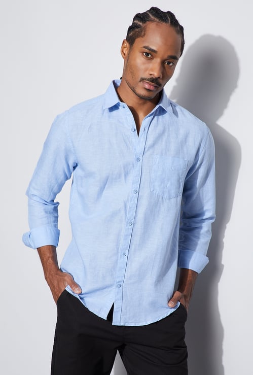 CODE Solid Regular Fit Shirt